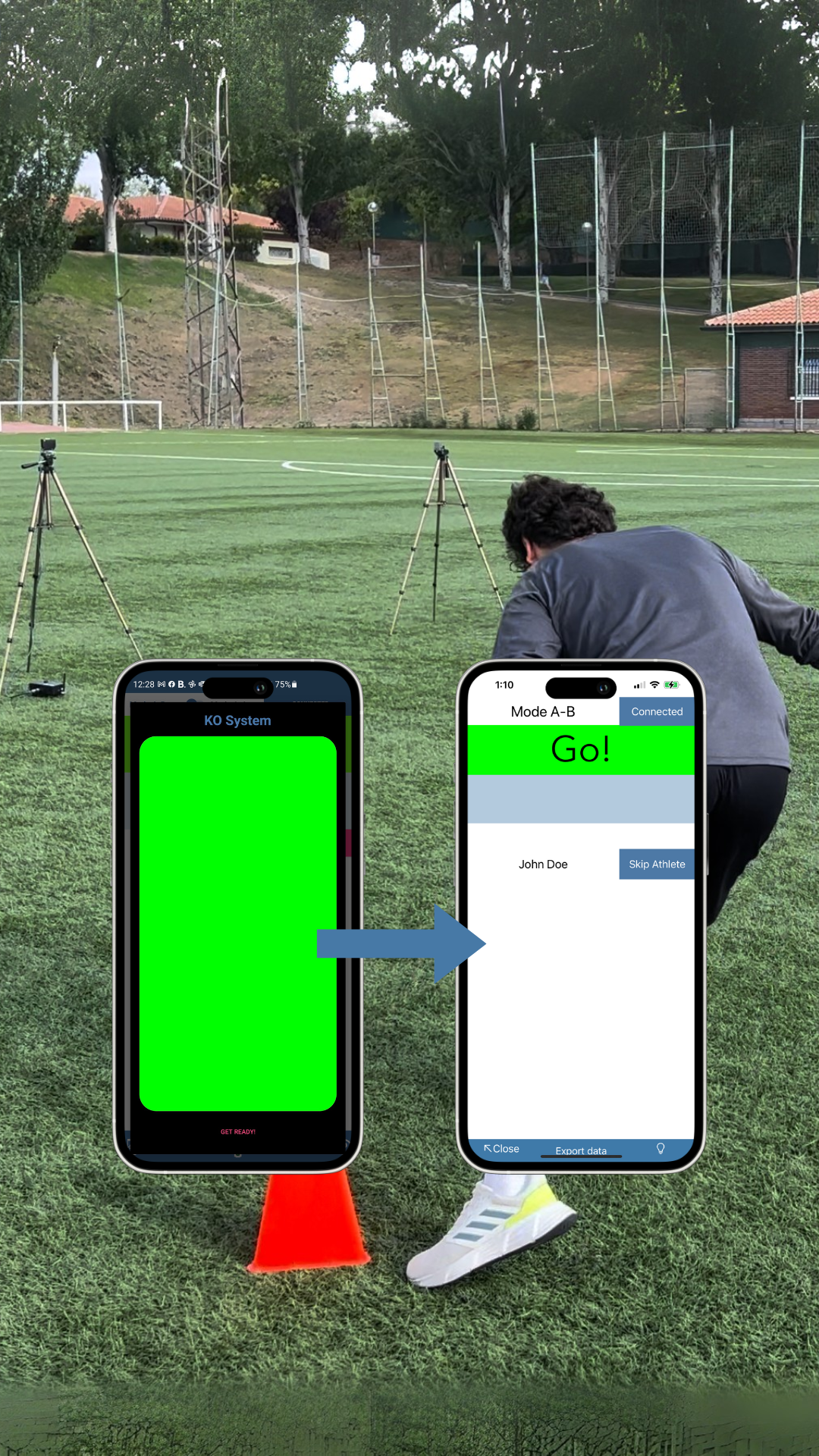 timing system with reaction tests